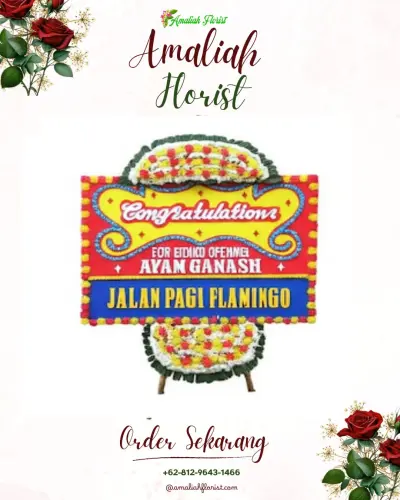 Bunga Papan Congratulation di Pamegarsari